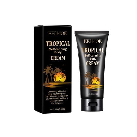 Intensive Tanning Cream Accelerator Fake Tan Self-Taning Body and Face Sunbeds Summer Moisturizing Self Tanners Tanning Lotion
