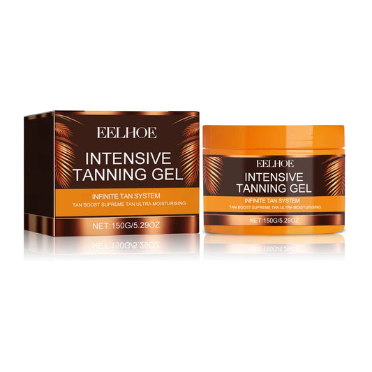 Intensive Tanning Gel Body Face Bronzer Sun Tan Booster Oil Effective Sunbed Tanning Accelerator Body Self Tanning Cream